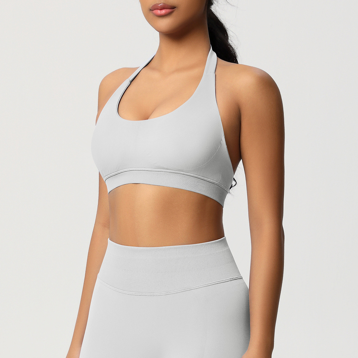 Women's Seamless Sports Bra and Leggings Set