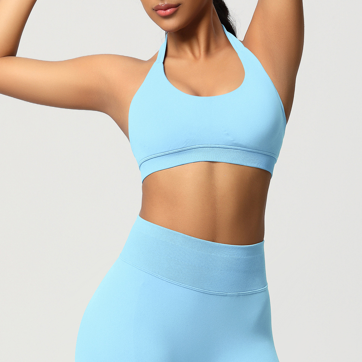 Women's Seamless Sports Bra and Leggings Set