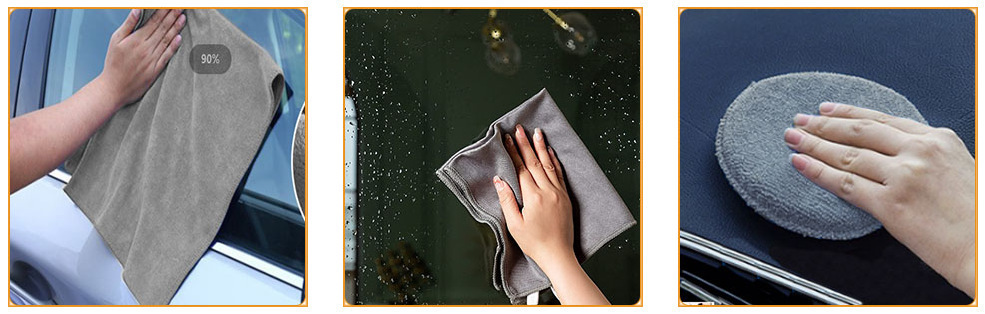 9-Piece Car Wash Kit with Microfiber Towels and Gloves