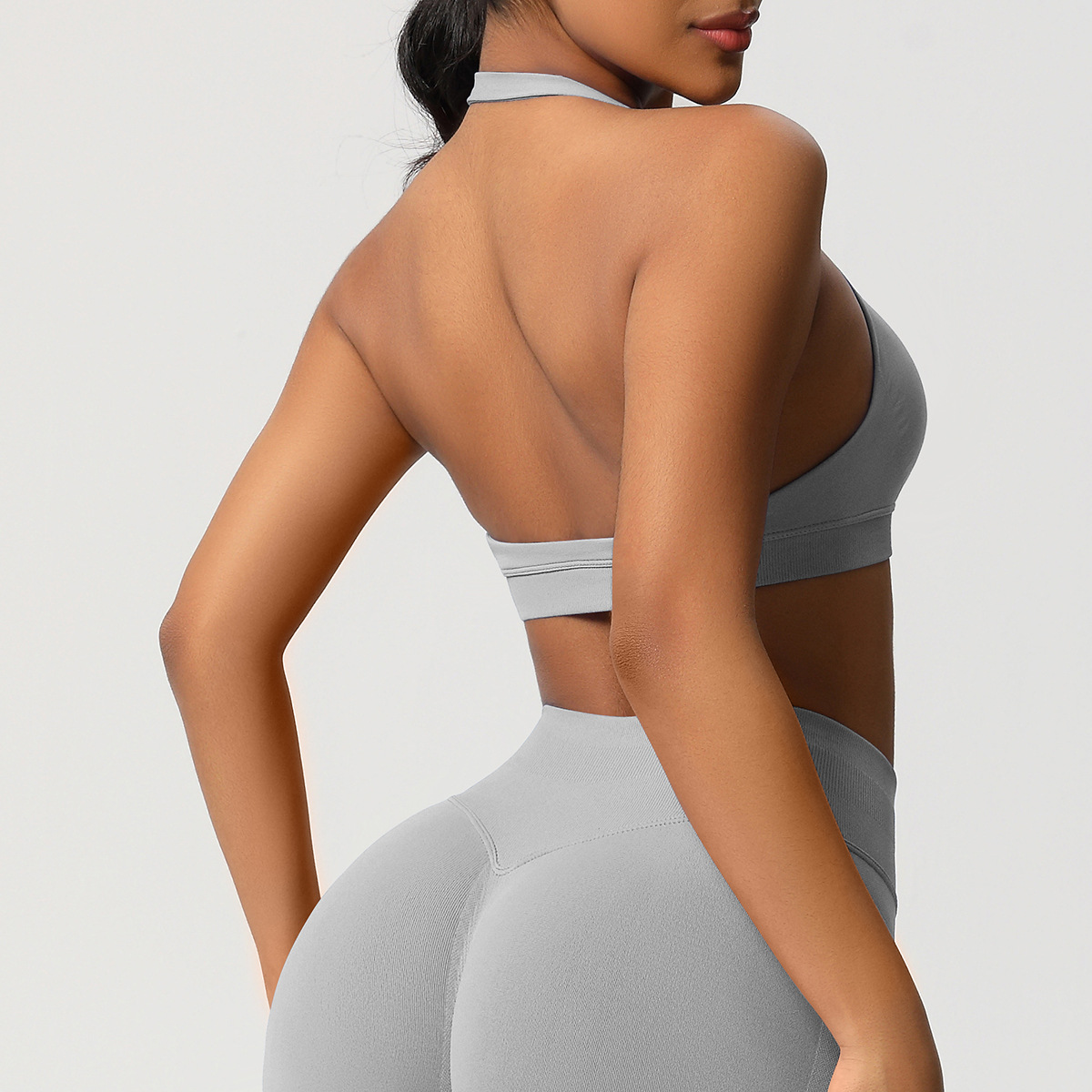 Women's Seamless Sports Bra and Leggings Set