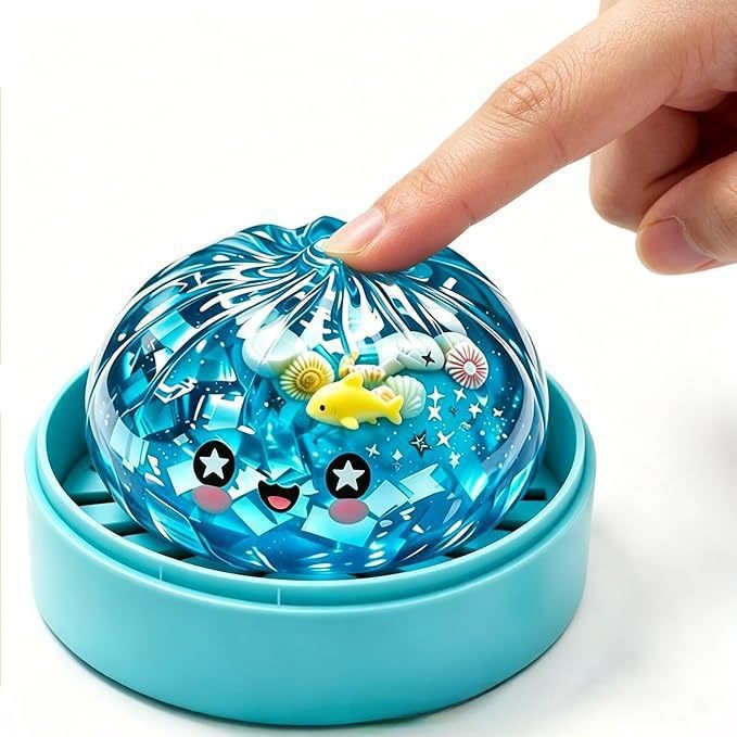 Slow Rising TPR Squeeze Toy, Ghost, Shark and Dumpling Styles