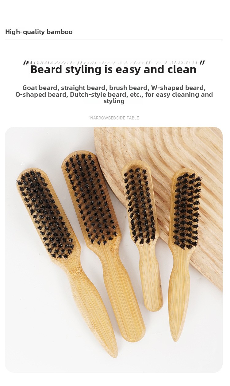 Men's Bamboo Hair and Beard Styling Comb