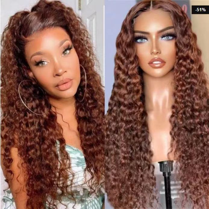 13x4 Lace Front Long Curly Wig, Middle Part, 20 to 40 Inch