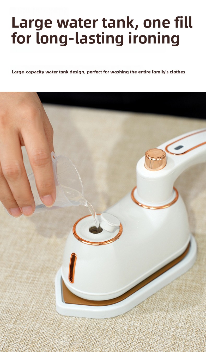 2-in-1 Foldable Handheld Garment Steamer and Iron, Portable Mini Travel Steamer
