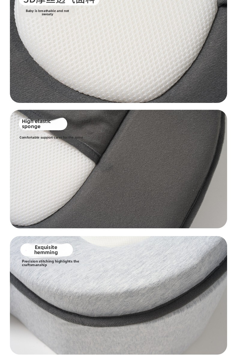 Baby Incline Feeding Pillow with Soft Modal Cover