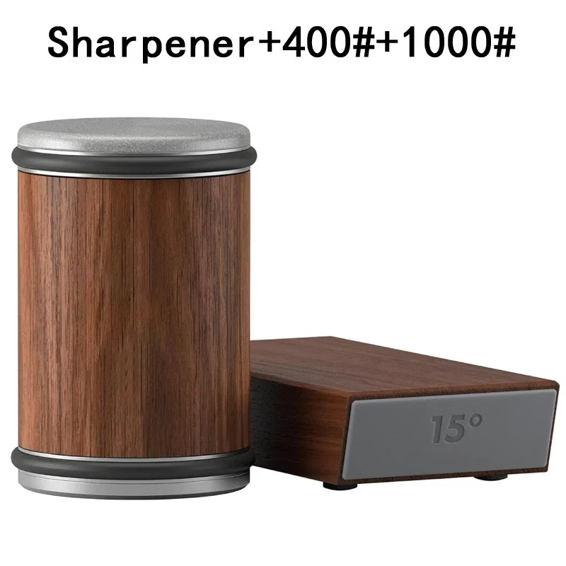 Diamond Knife Sharpener with Whetstone, Roller and Grit Options