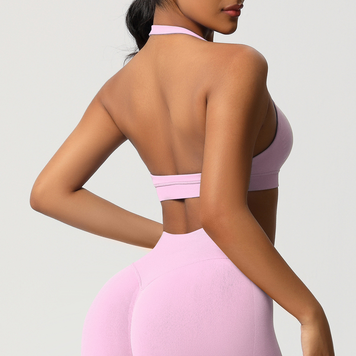 Women's Seamless Sports Bra and Leggings Set