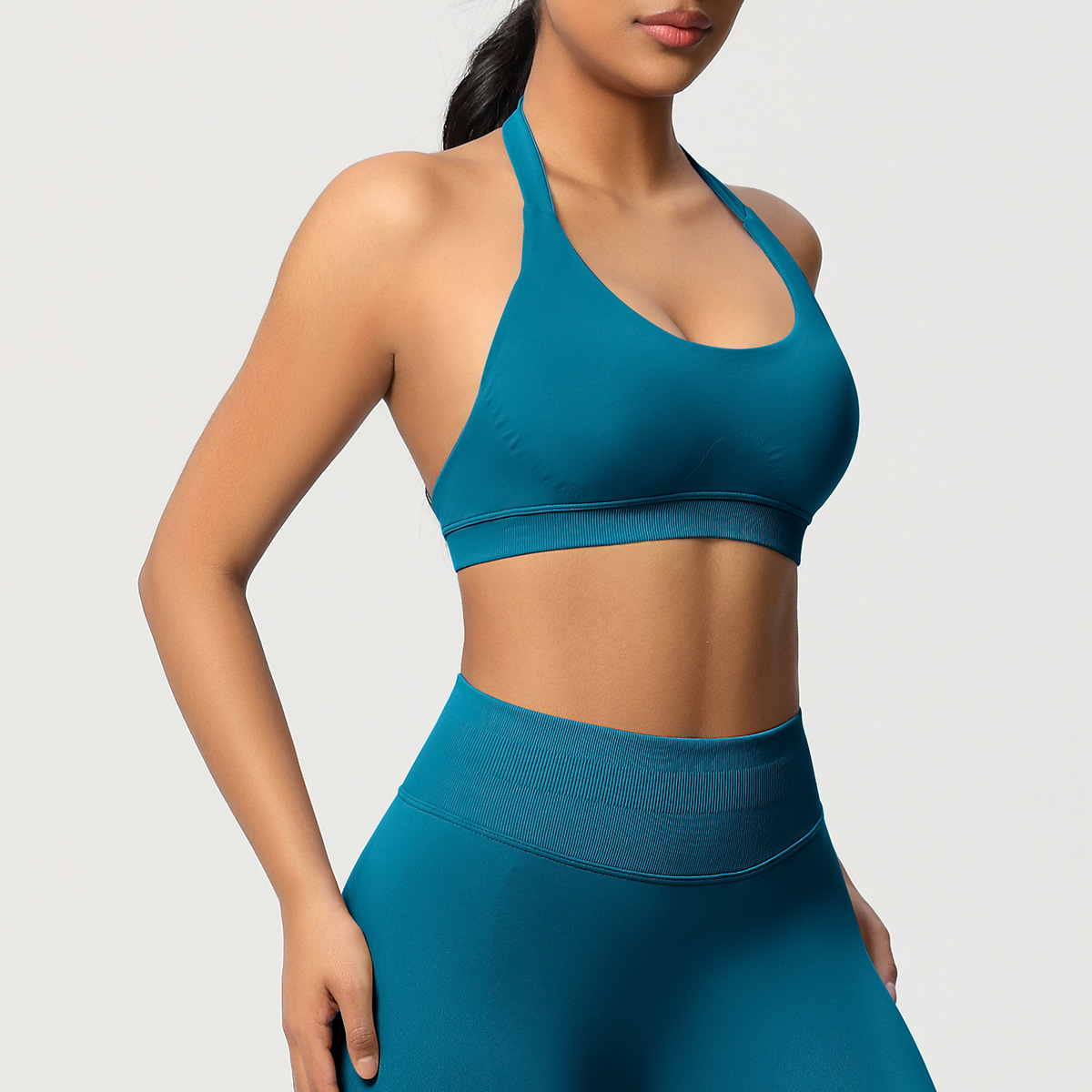Women's Seamless Sports Bra and Leggings Set
