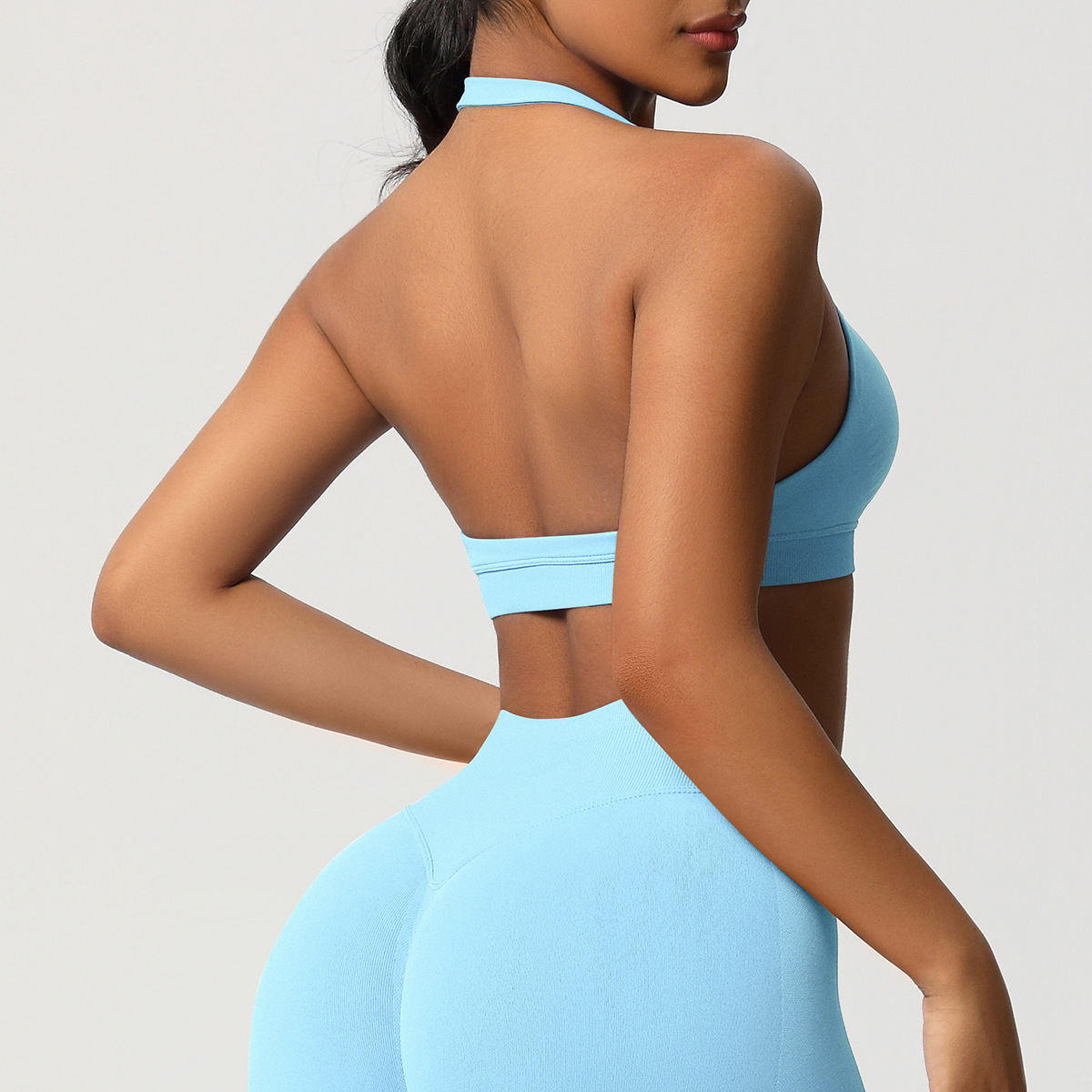 Women's Seamless Sports Bra and Leggings Set