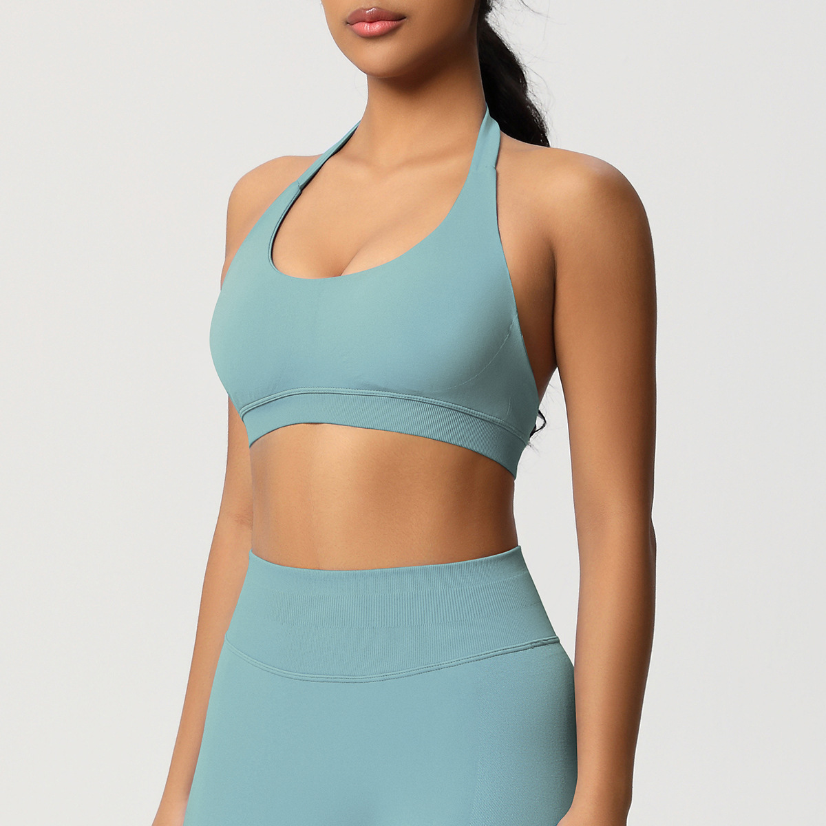 Women's Seamless Sports Bra and Leggings Set
