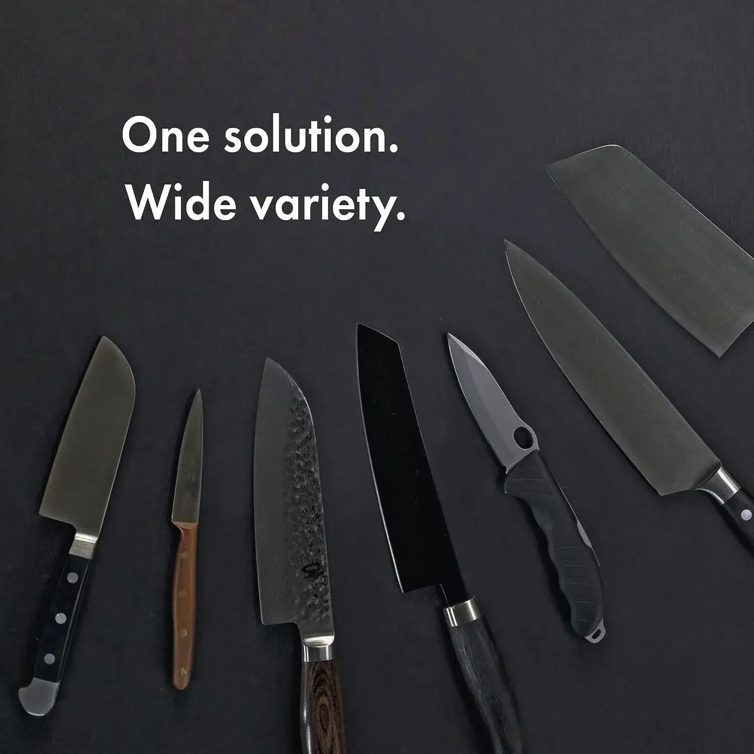 Diamond Knife Sharpener with Whetstone, Roller and Grit Options