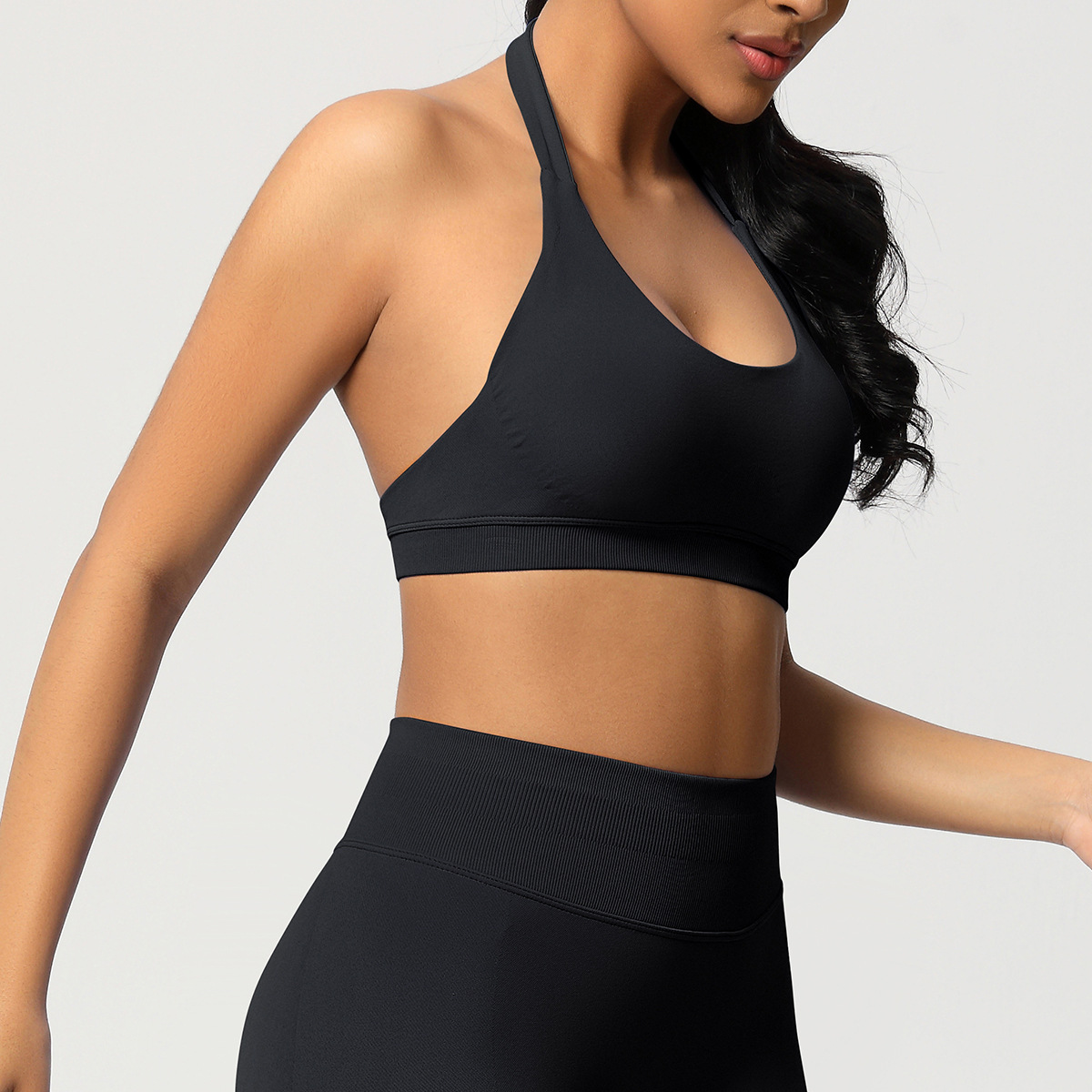 Women's Seamless Sports Bra and Leggings Set
