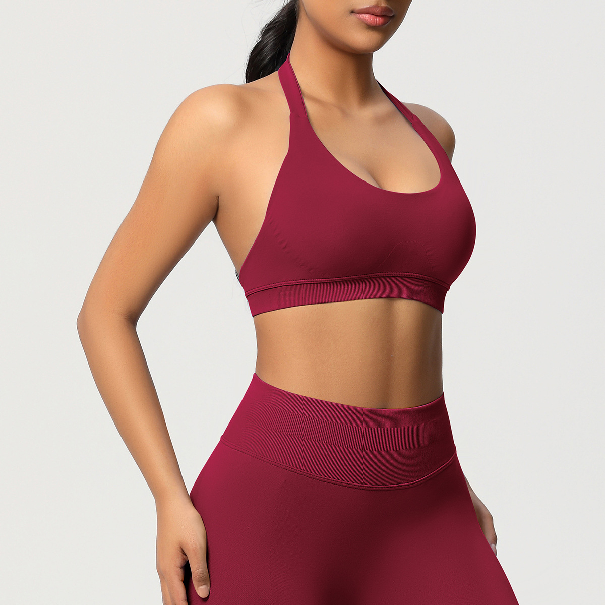 Women's Seamless Sports Bra and Leggings Set