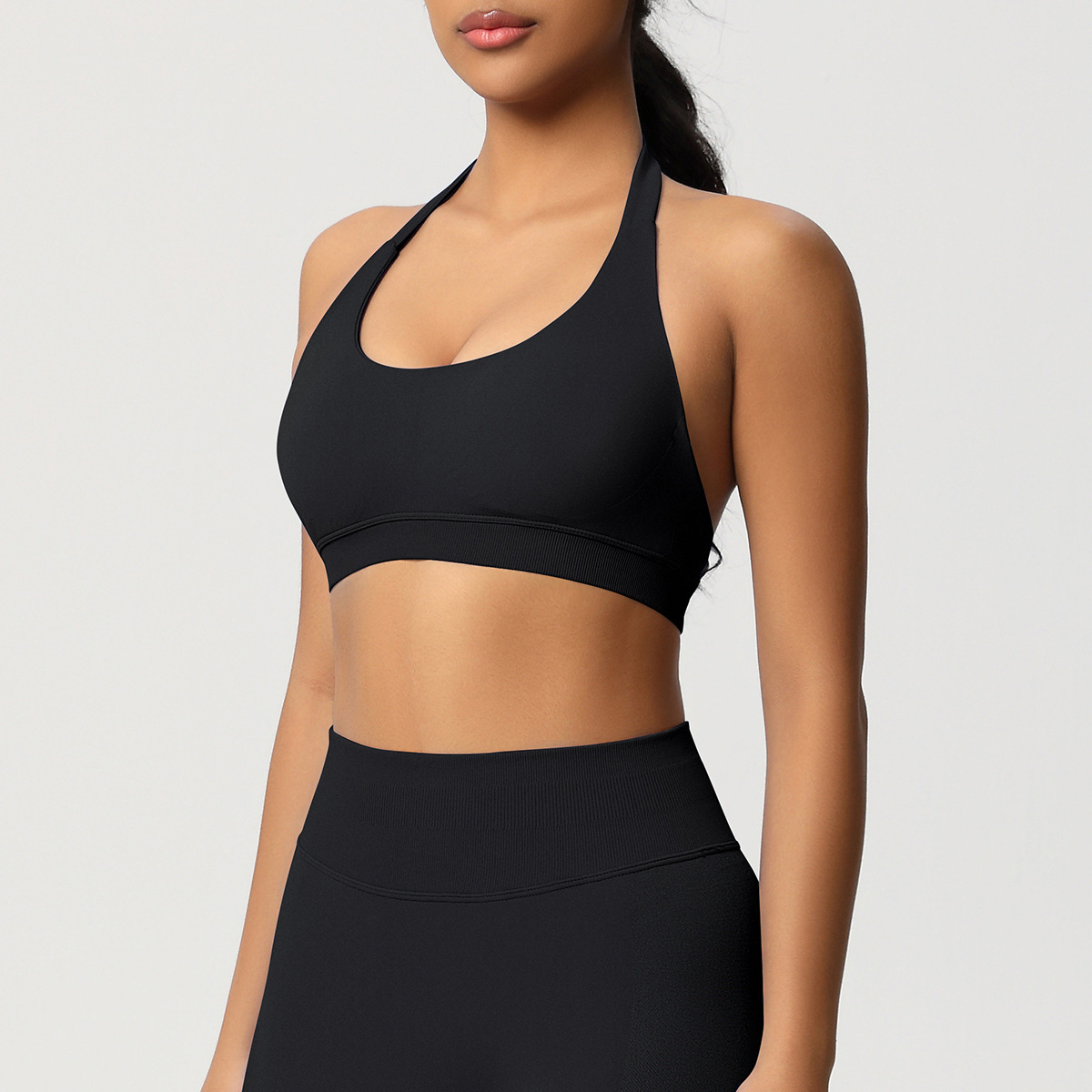 Women's Seamless Sports Bra and Leggings Set
