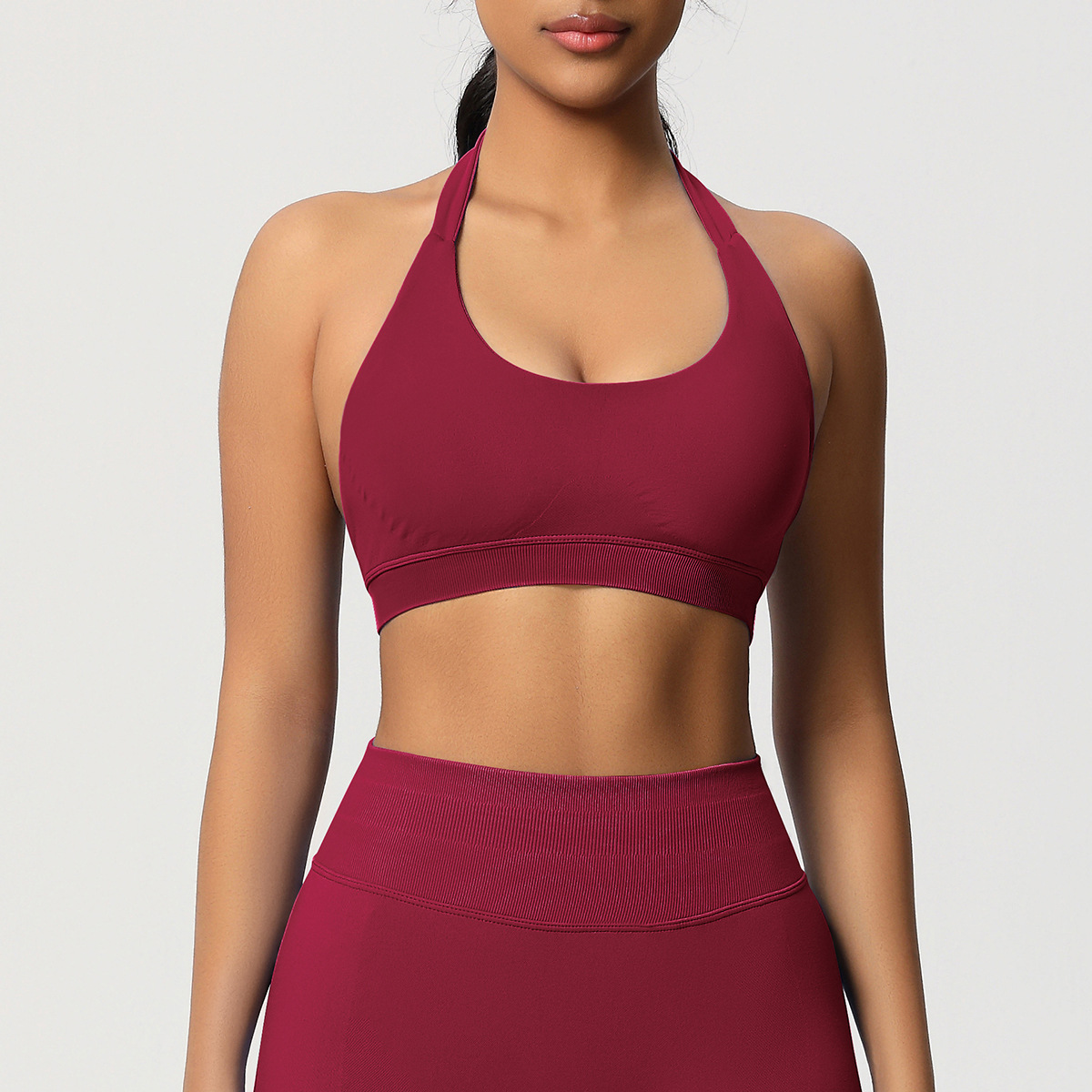 Women's Seamless Sports Bra and Leggings Set