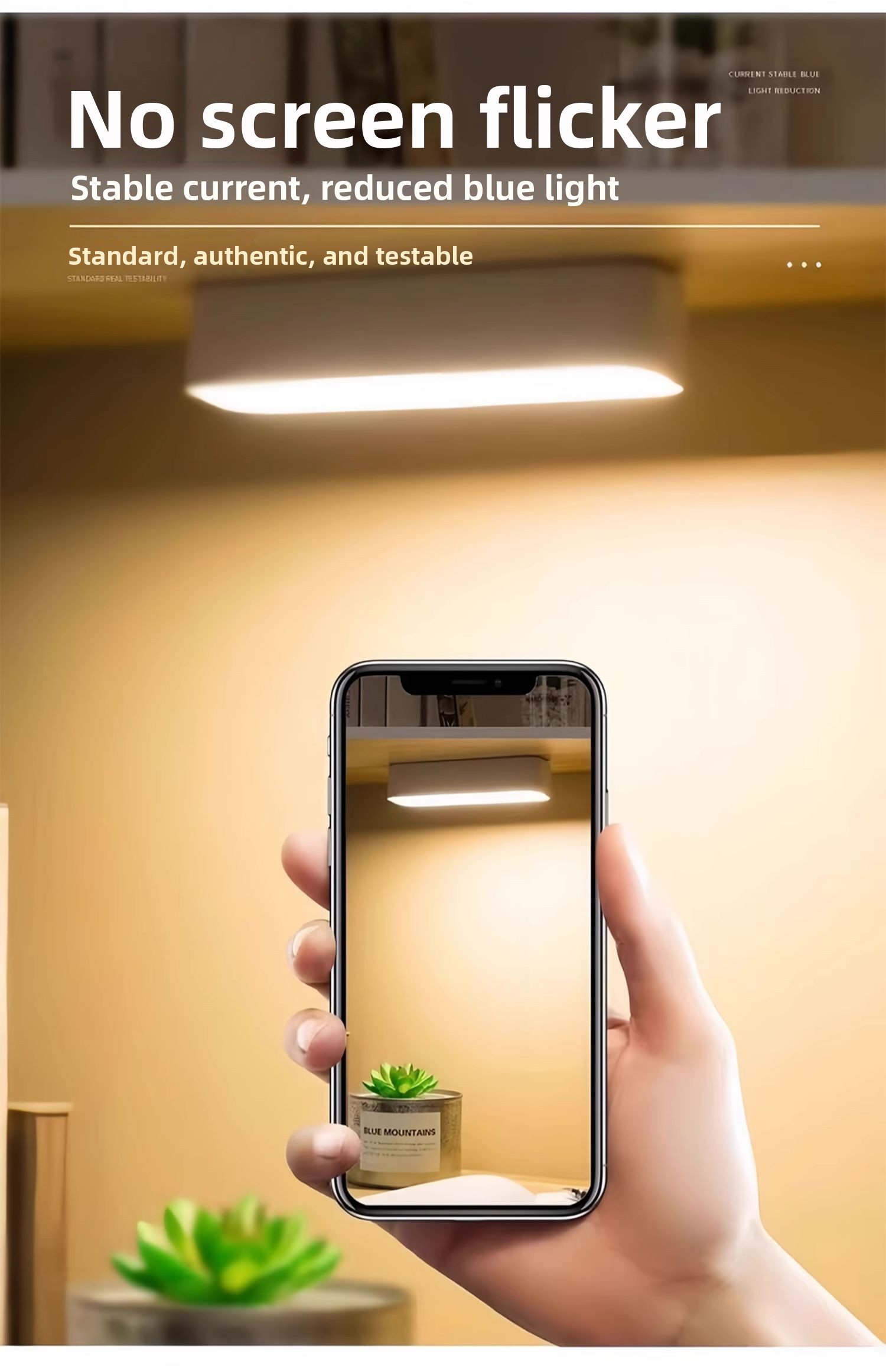 Magnetic Rechargeable 3-Color Dimmable Night Light