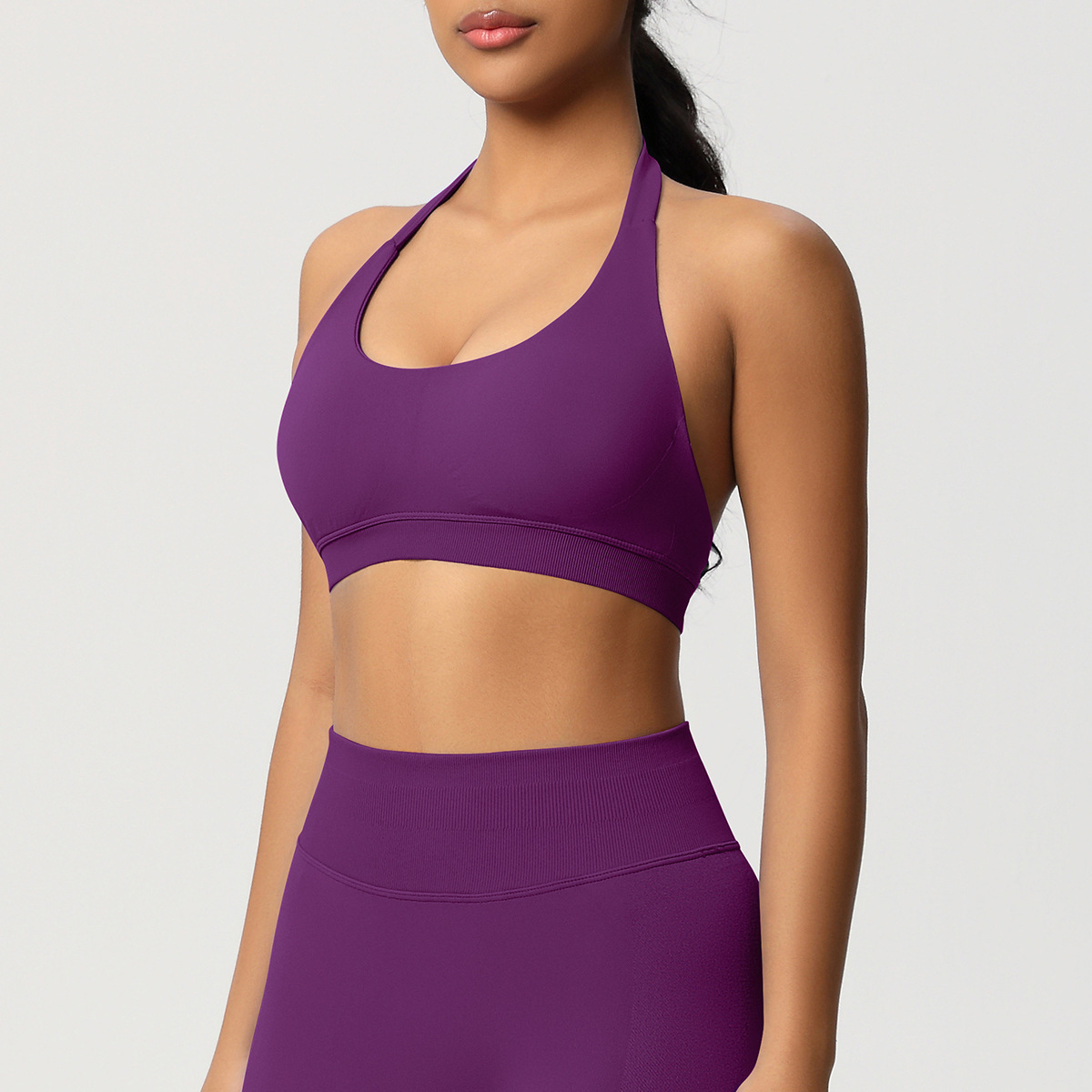 Women's Seamless Sports Bra and Leggings Set