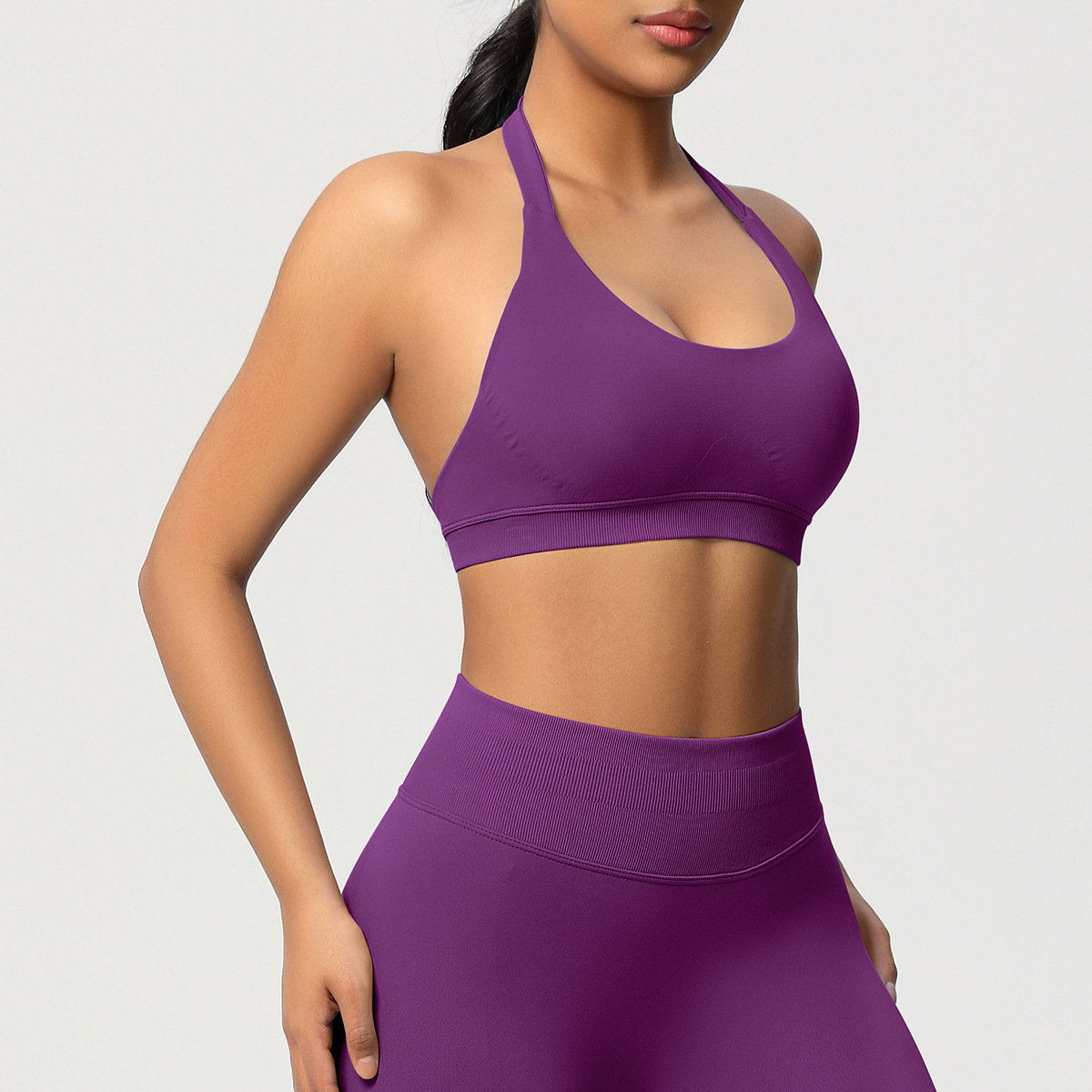 Women's Seamless Sports Bra and Leggings Set
