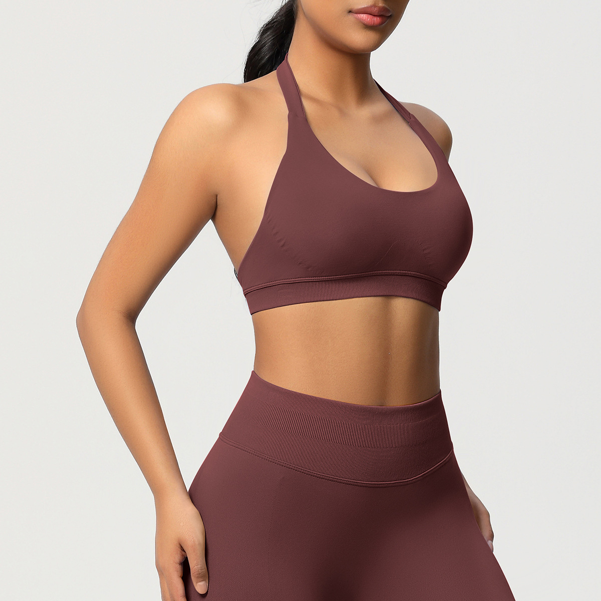 Women's Seamless Sports Bra and Leggings Set