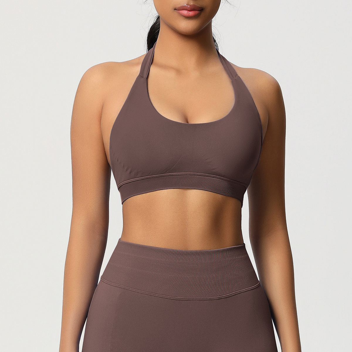 Women's Seamless Sports Bra and Leggings Set