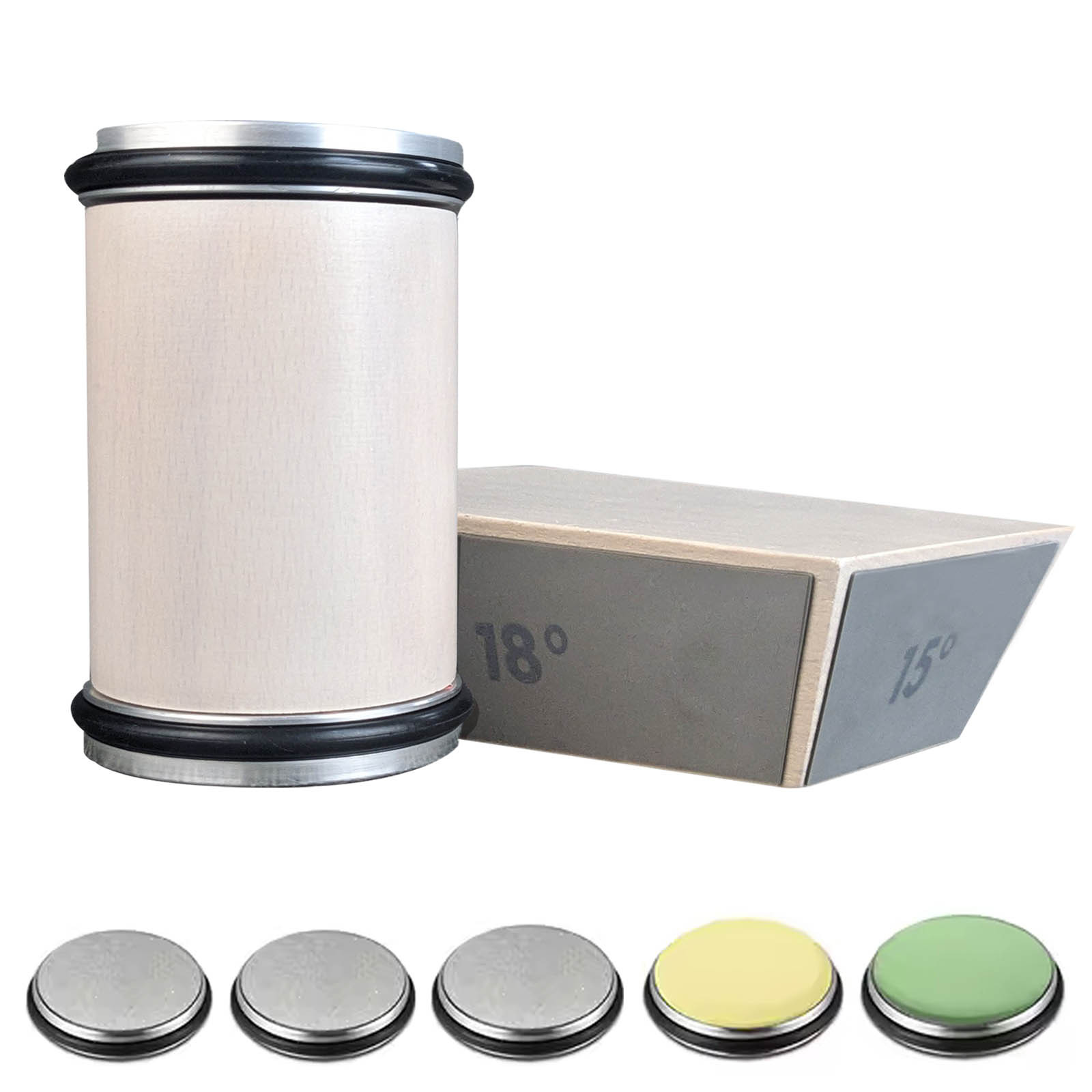Diamond Knife Sharpener with Whetstone, Roller and Grit Options