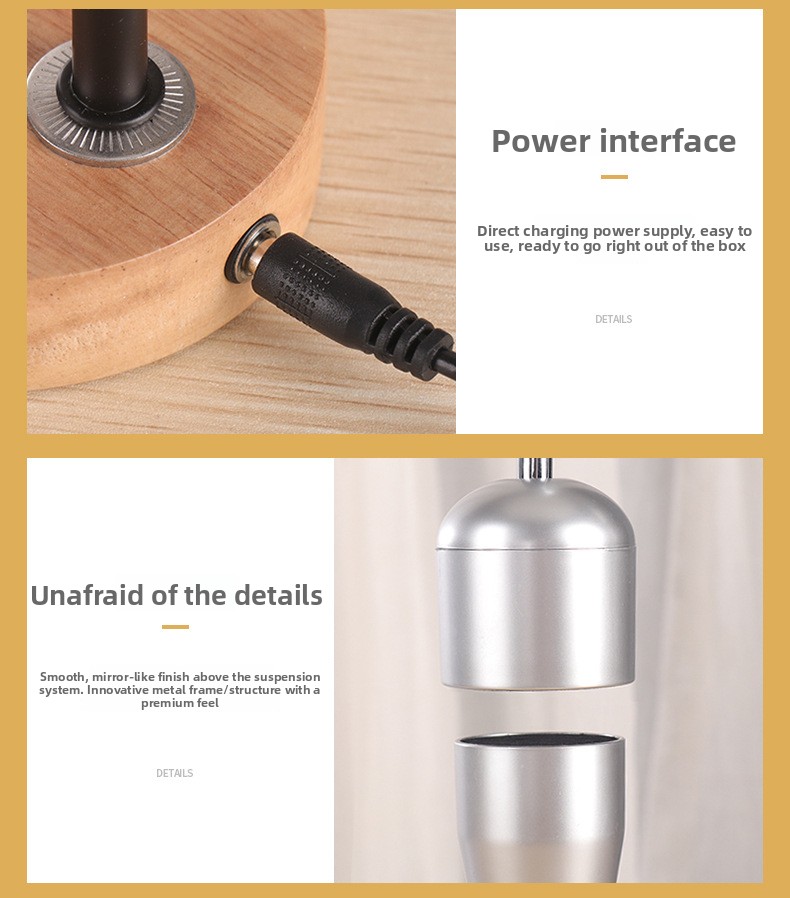 Magnetic Levitating LED Light Bulb Desk Lamp