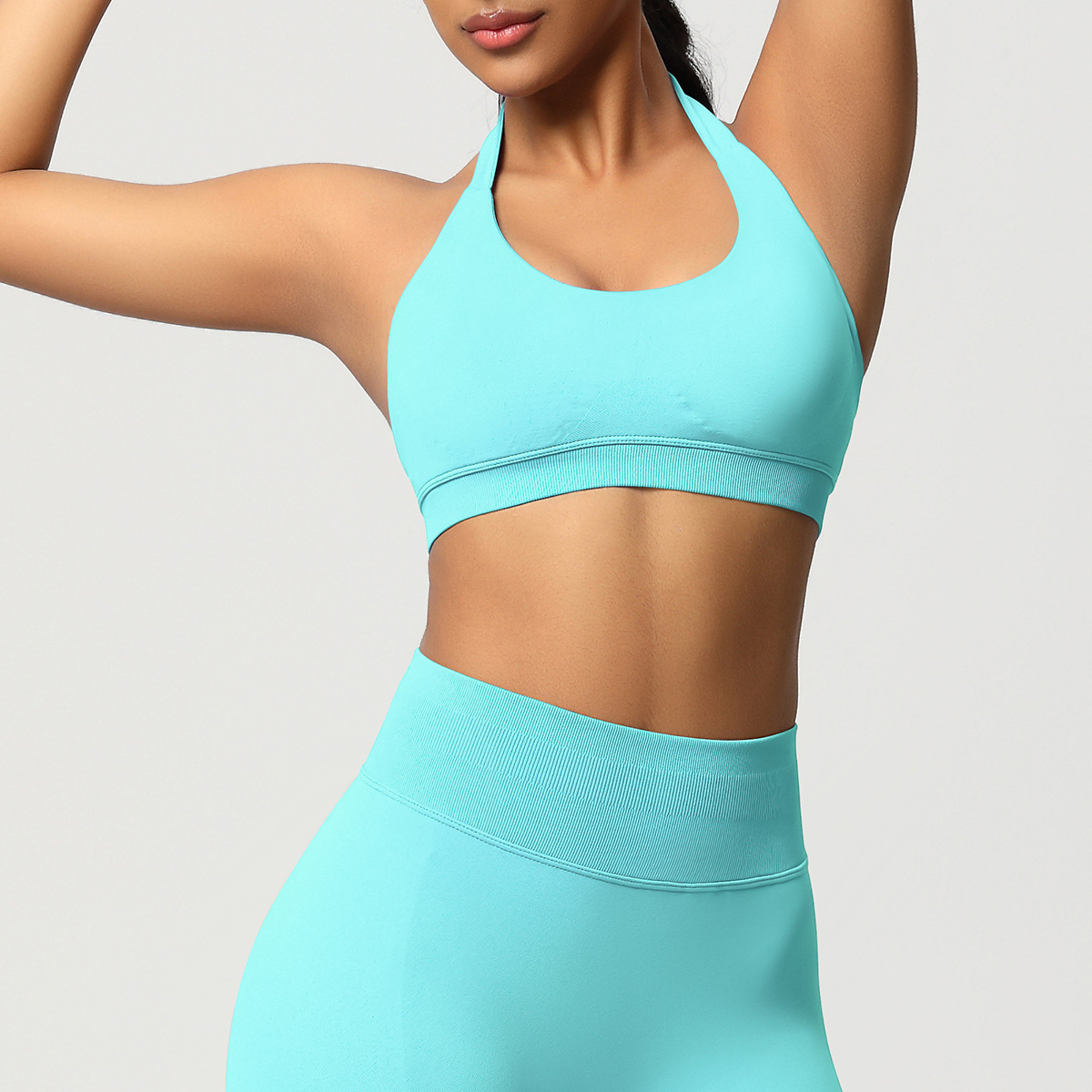 Women's Seamless Sports Bra and Leggings Set