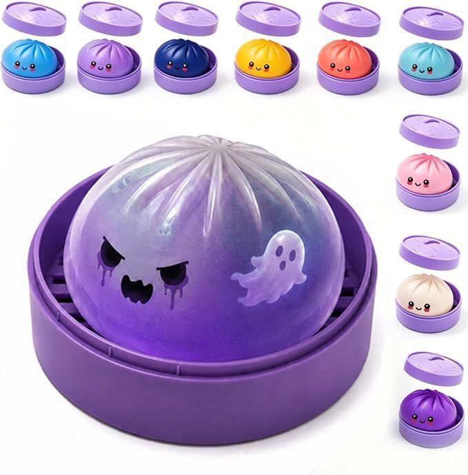 Slow Rising TPR Squeeze Toy, Ghost, Shark and Dumpling Styles