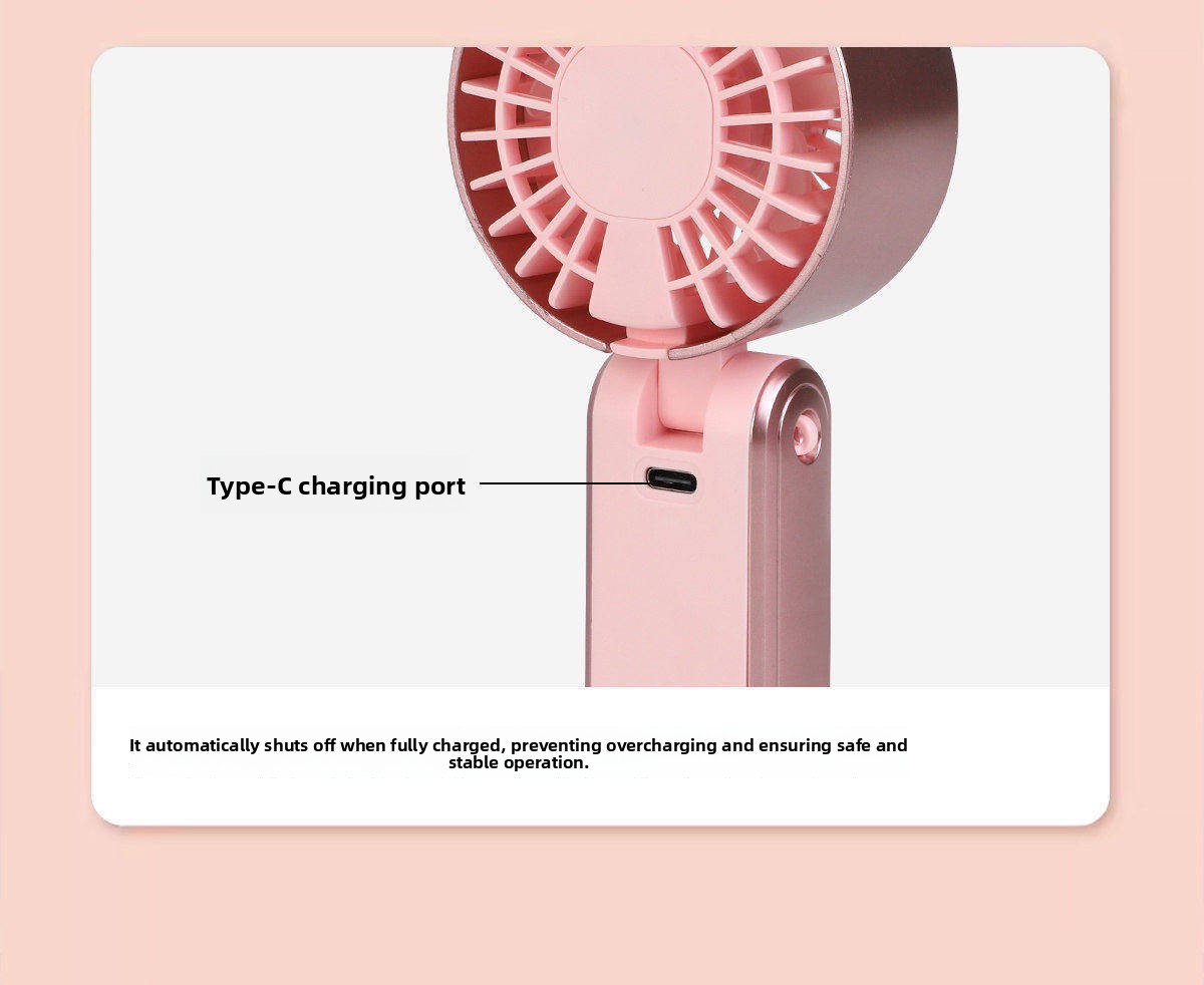 Foldable USB Rechargeable Mini Handheld Fan