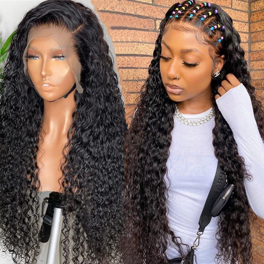 13x4 Lace Front Long Curly Wig, Middle Part, 20 to 40 Inch