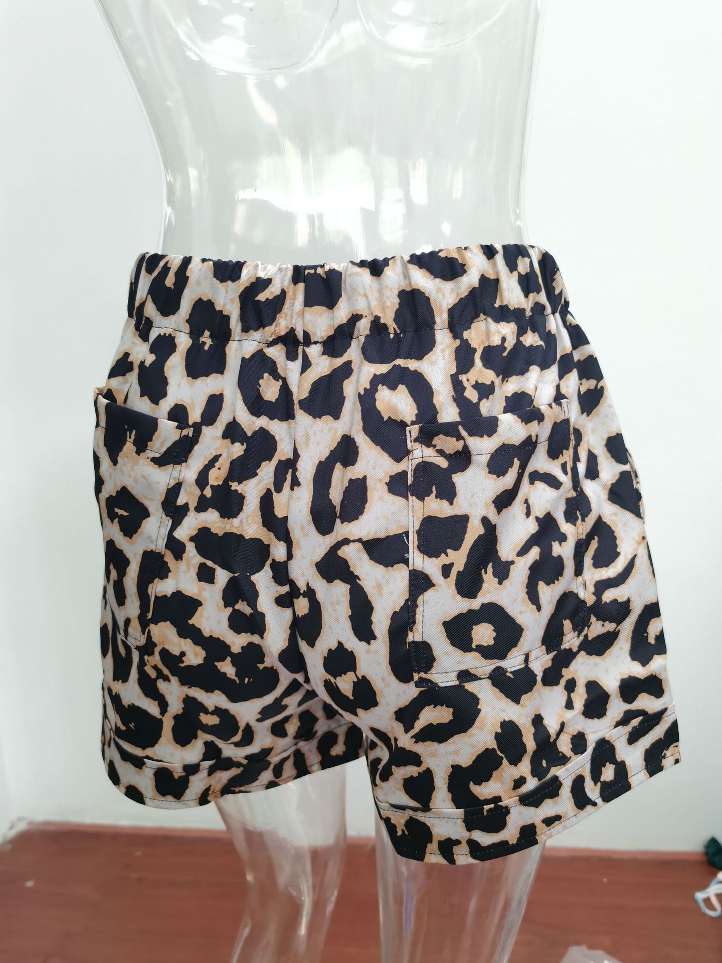 Women's High Waist Drawstring Wide Leg Woven Shorts