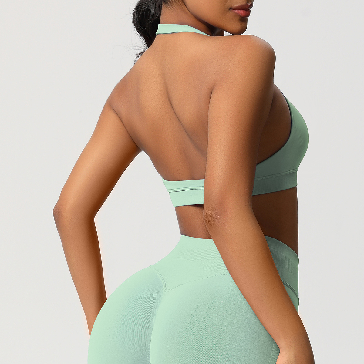 Women's Seamless Sports Bra and Leggings Set