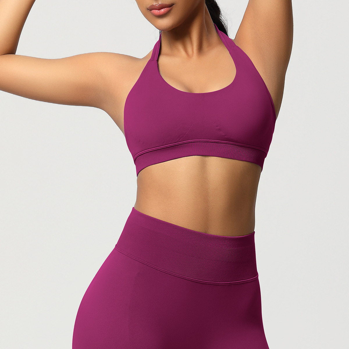 Women's Seamless Sports Bra and Leggings Set