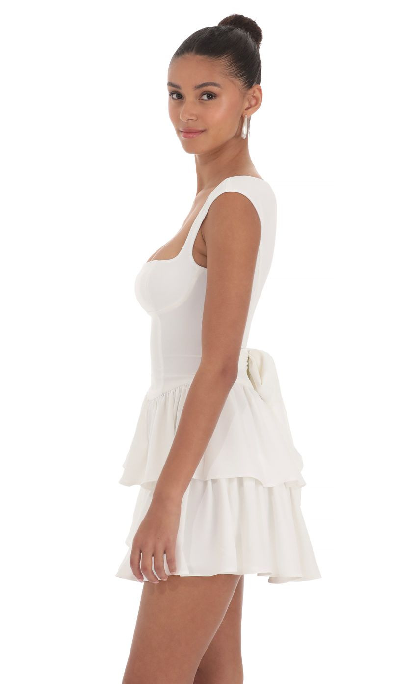 Women's Square Neck Sleeveless Smocked Mini Dress