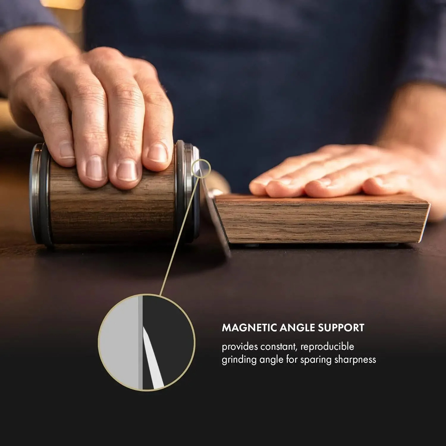 Diamond Knife Sharpener with Whetstone, Roller and Grit Options