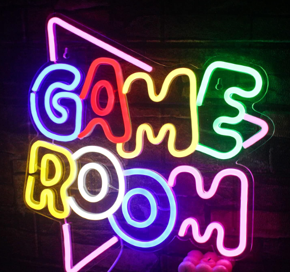 Customizable LED Neon Sign Gamepad Light for Room Decor