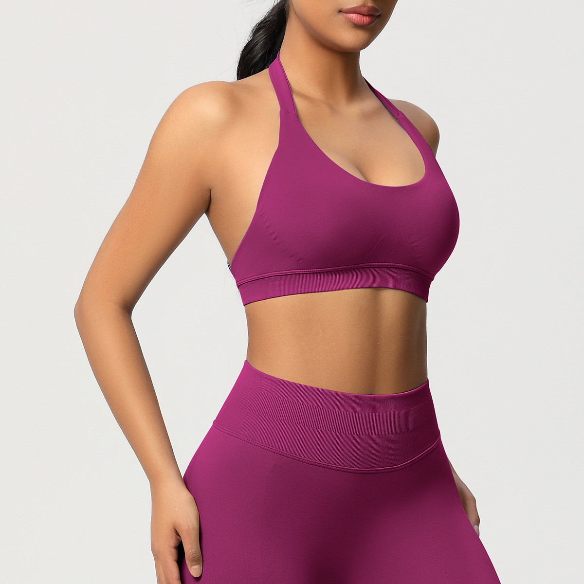 Women's Seamless Sports Bra and Leggings Set