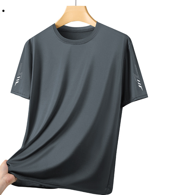 Men's Ice Silk Short Sleeve T-Shirt