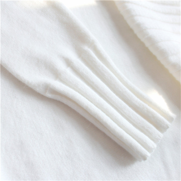 Women's Core-Spun Yarn Turtleneck Knit Sweater, Slim Fit