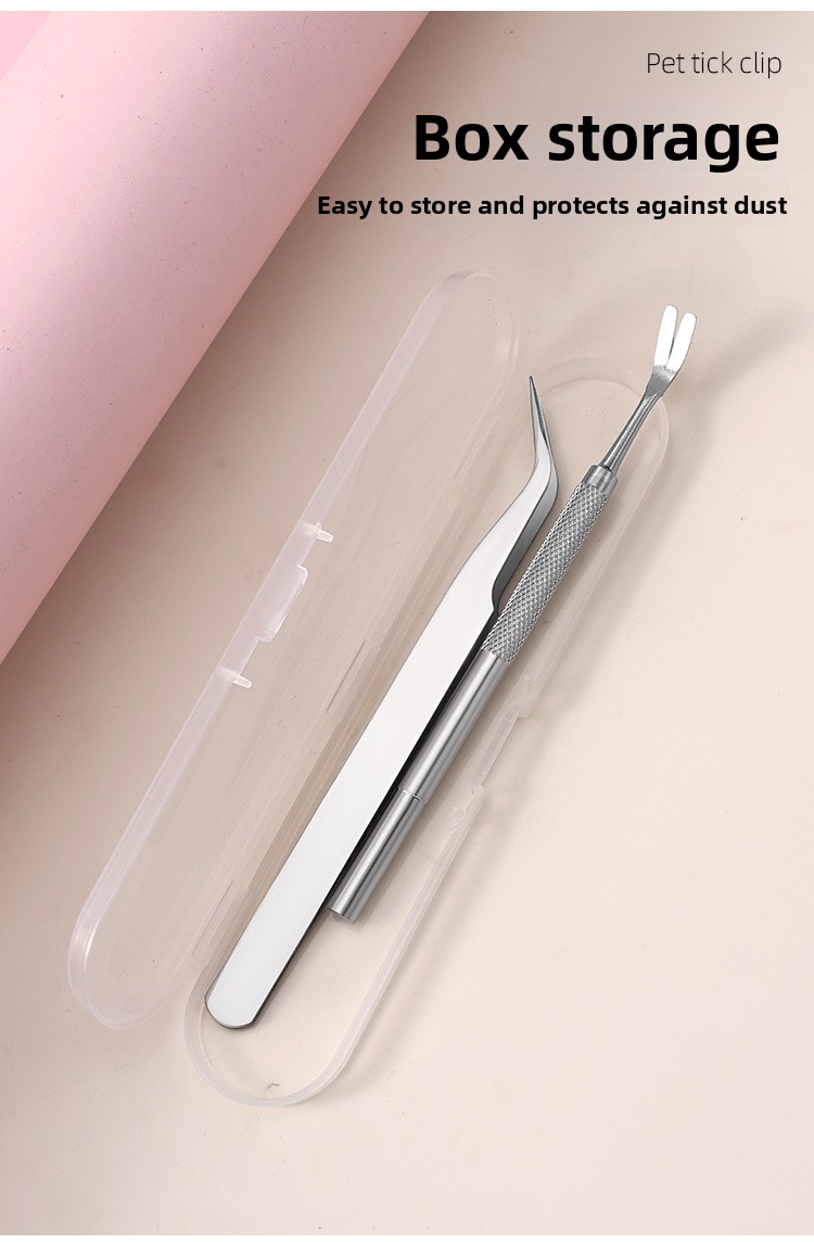 Stainless Steel Tick Removal Tool for Dogs and Cats