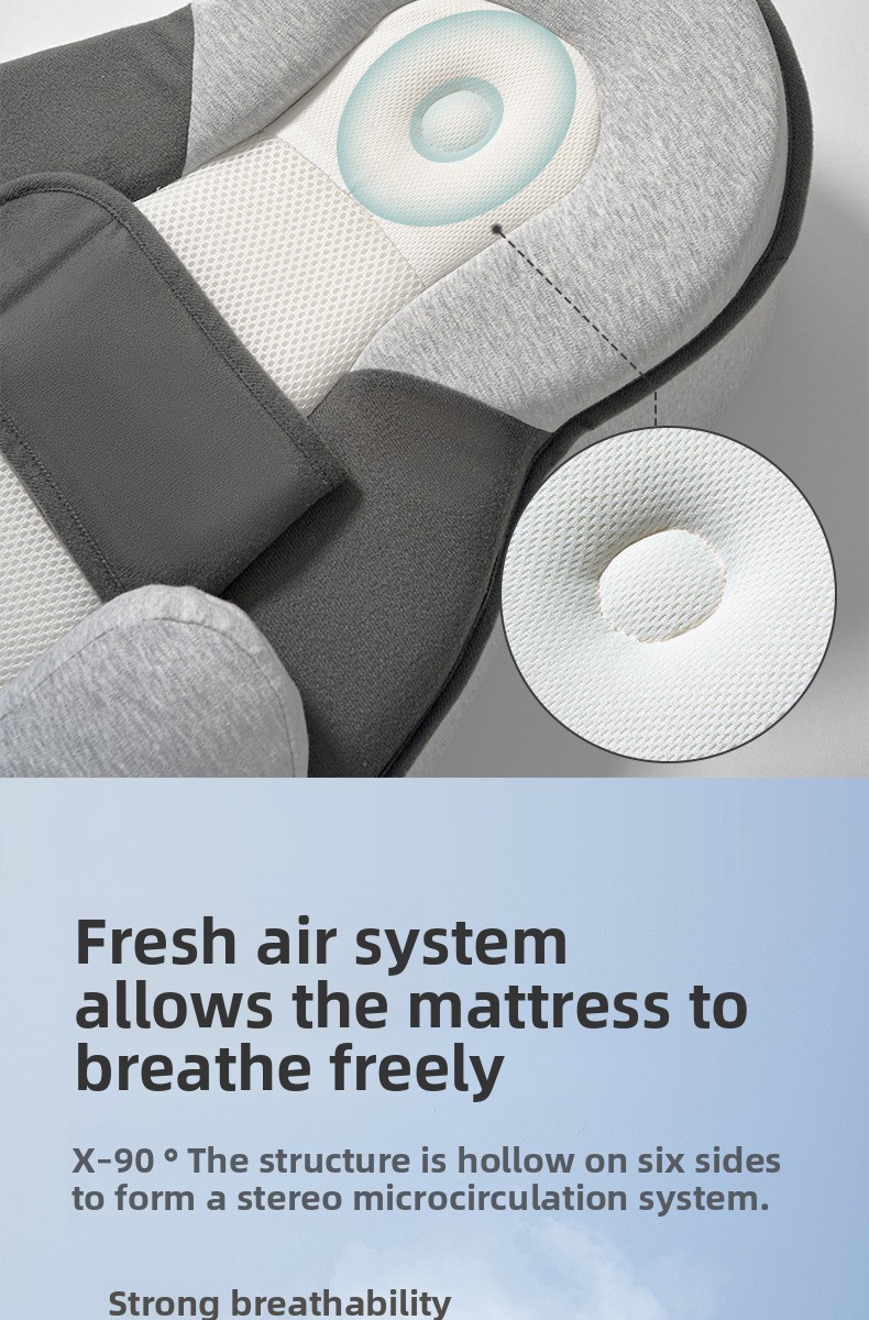 Baby Incline Feeding Pillow with Soft Modal Cover