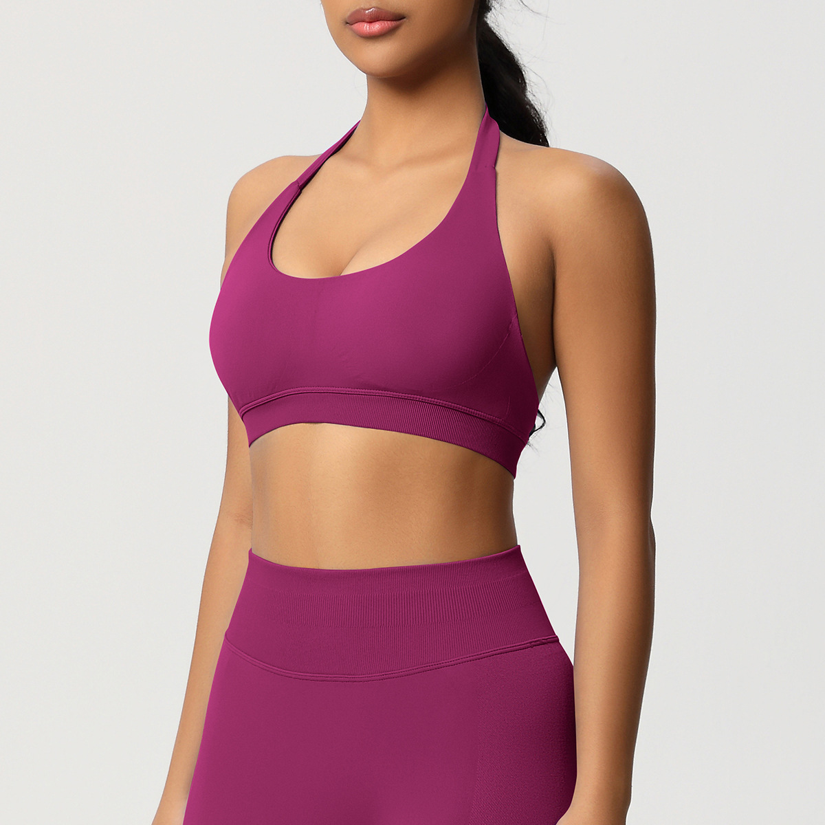 Women's Seamless Sports Bra and Leggings Set