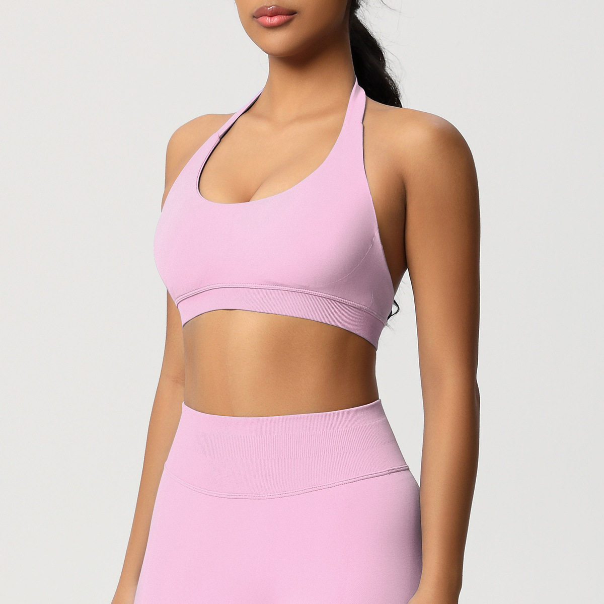 Women's Seamless Sports Bra and Leggings Set