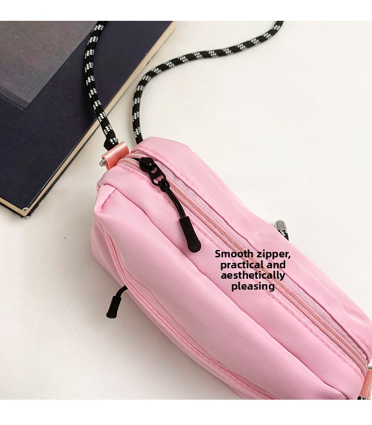 Women's Lightweight Nylon Mini Square Crossbody Camera Bag