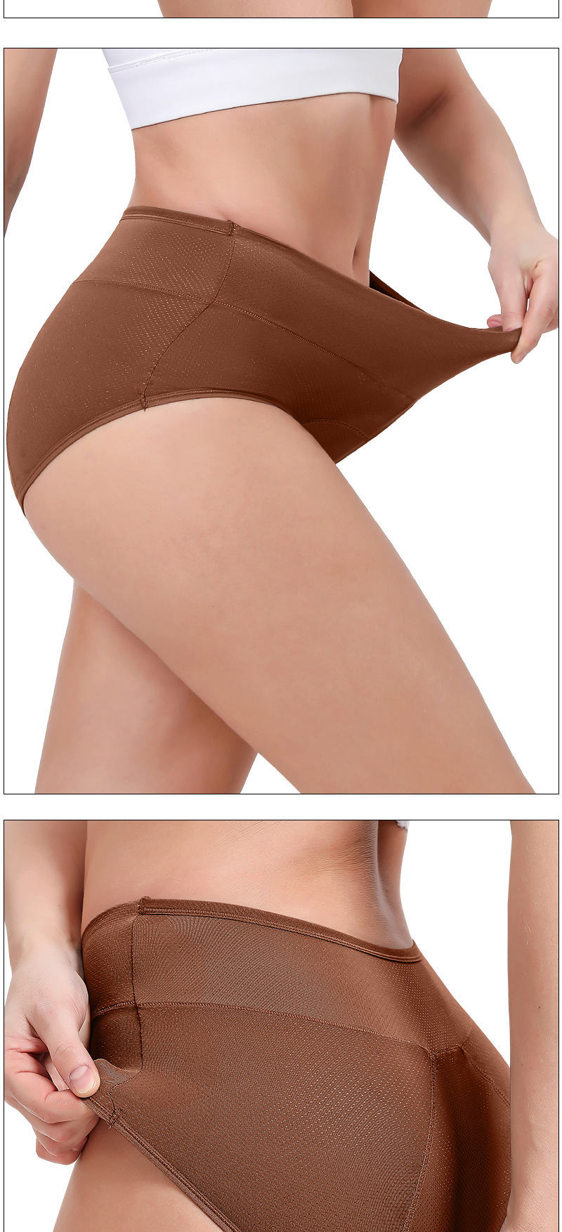 3-layer absorbent breathable period panties for women
