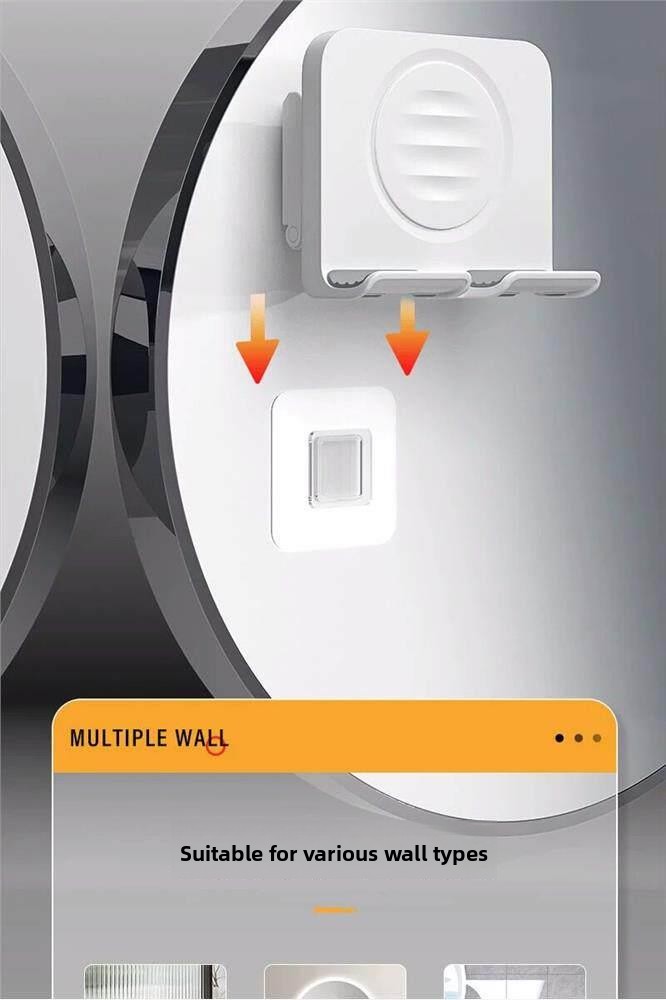 Wall-mounted mobile phone rack