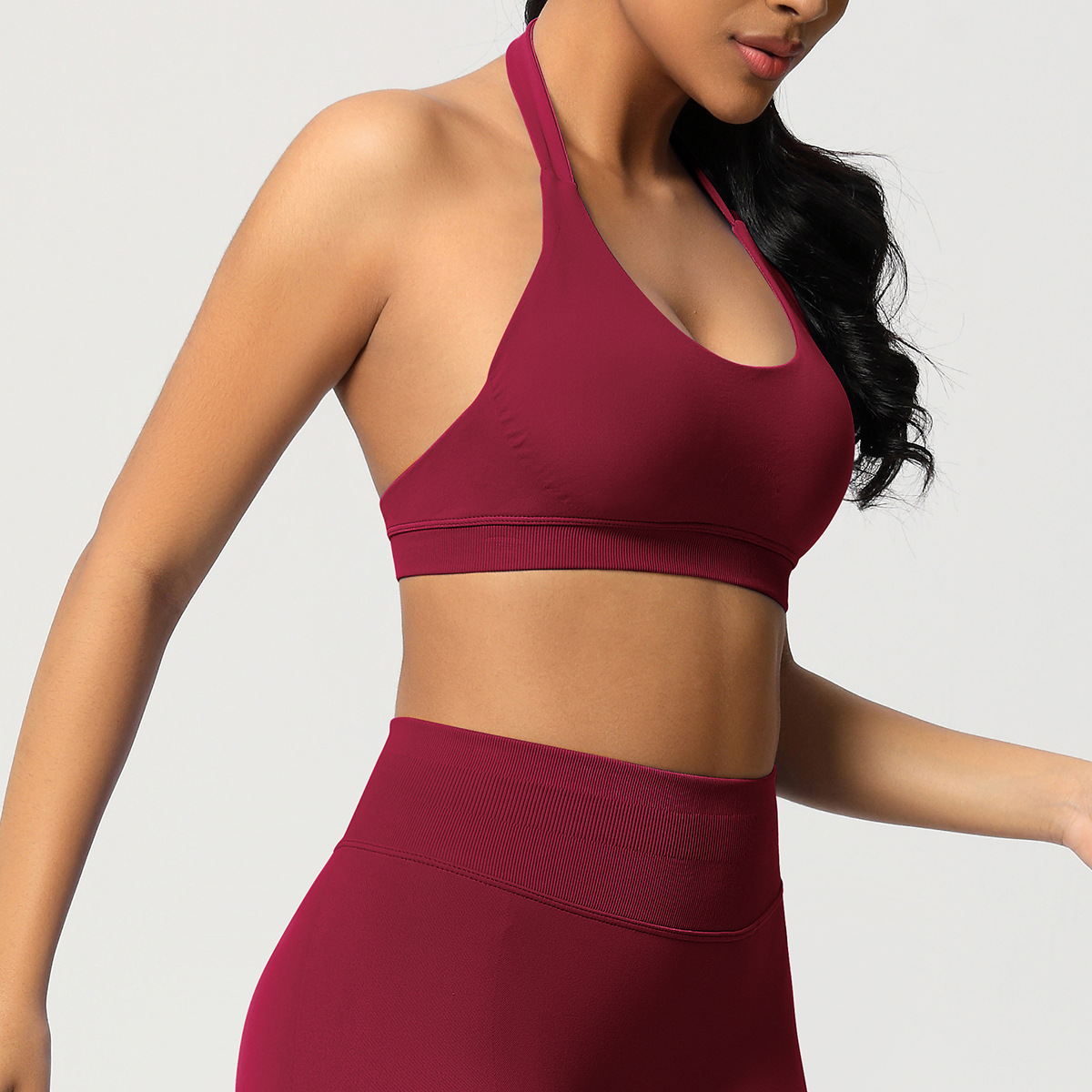 Women's Seamless Sports Bra and Leggings Set