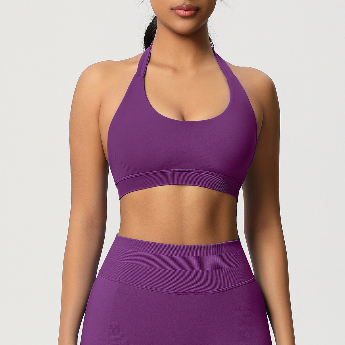 Women's Seamless Sports Bra and Leggings Set