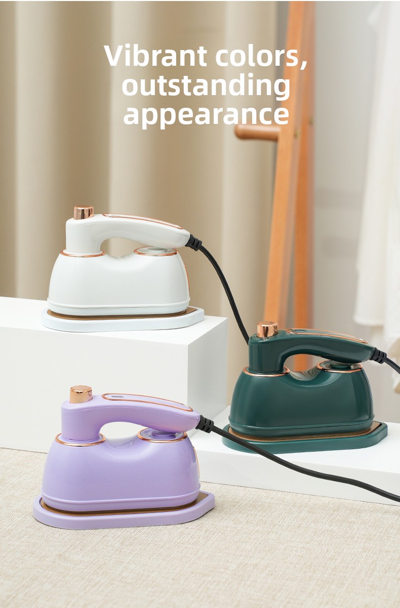 2-in-1 Foldable Handheld Garment Steamer and Iron, Portable Mini Travel Steamer