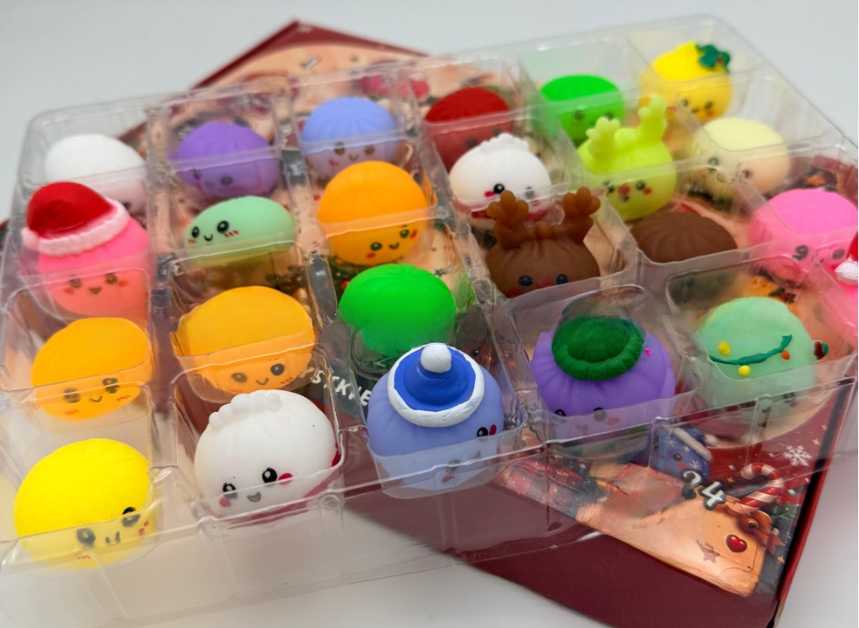 Christmas Squishies Advent Calendar 24 Days Squishy Toy Holiday Countdown